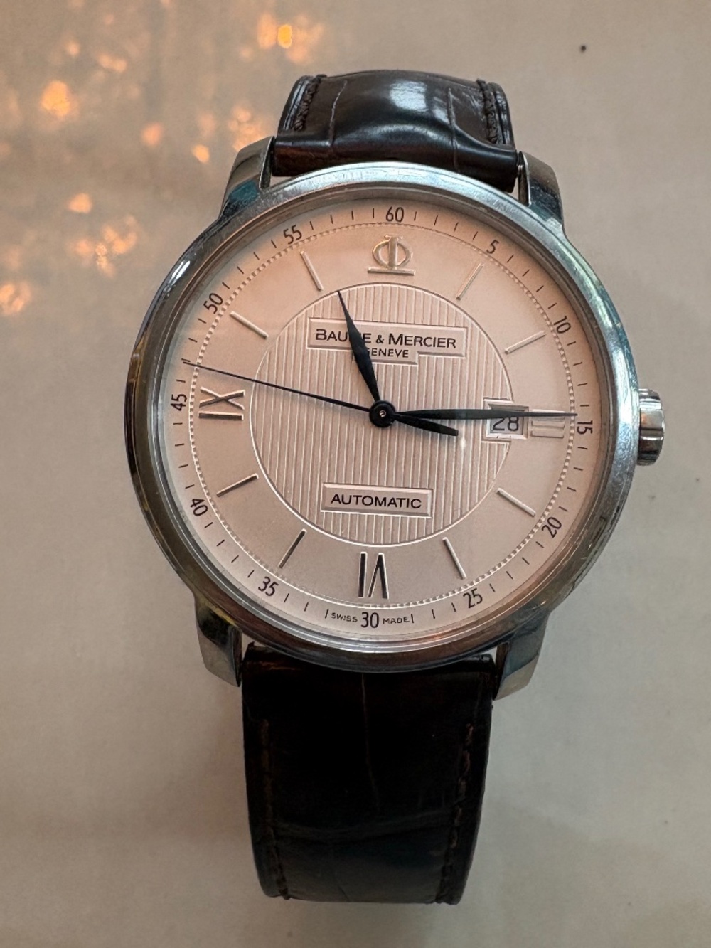 Baume & Mercier Classima Automatic Swiss Watch – Birks – Box & Receipt